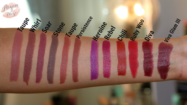 Beauty Mac Fall Lipsticks Swatches 19