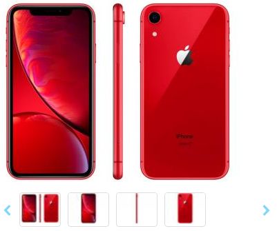 iPhone XR Apple 64GB Product Red 4G Tela 6,1”