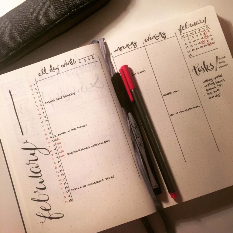 9 Bullet Journal Monthly Spread Ideas Worth Coping Craftsonfire