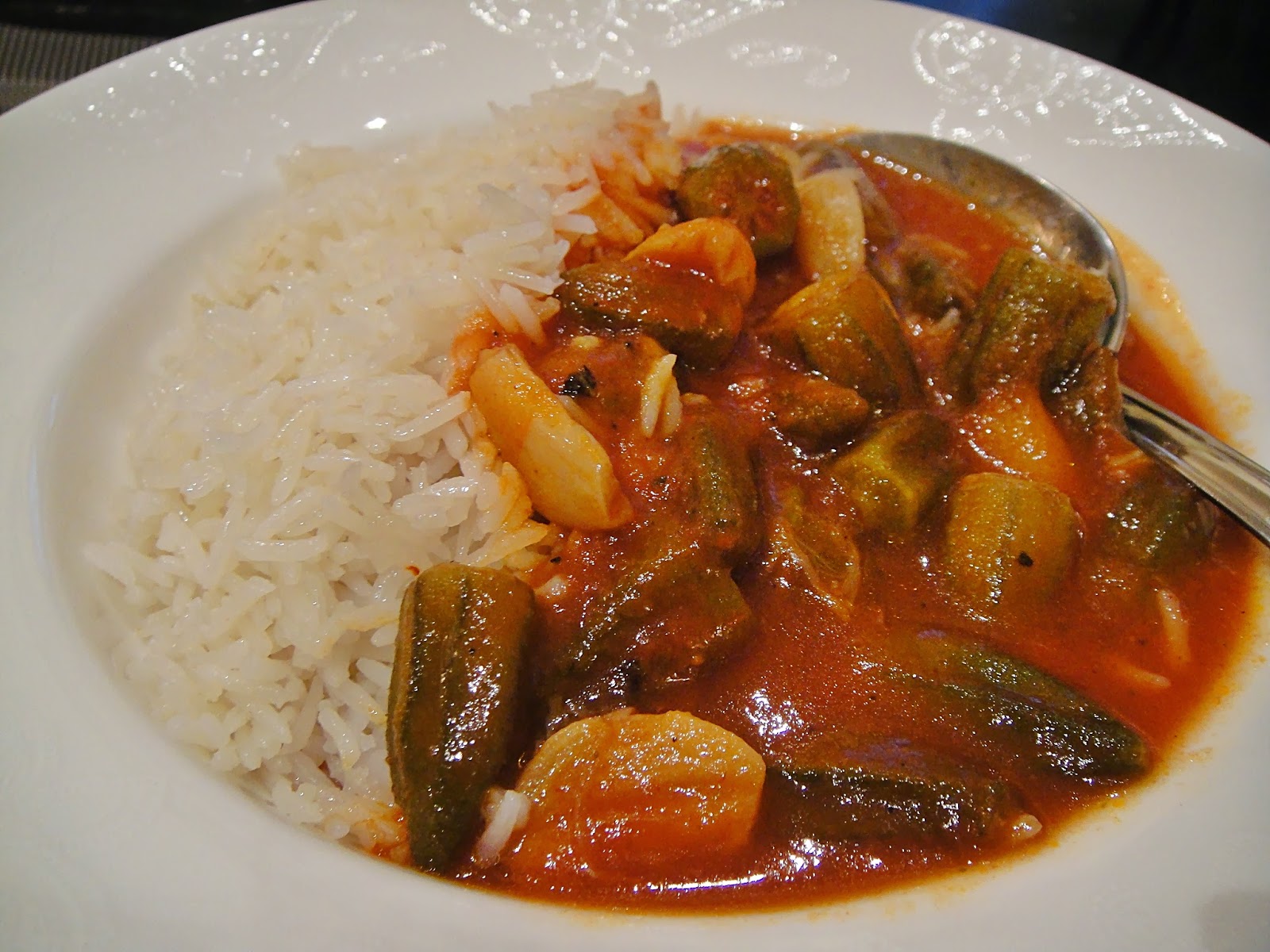 Maryam's Culinary Wonders 535. Vegetarian Bamia Okra Stew