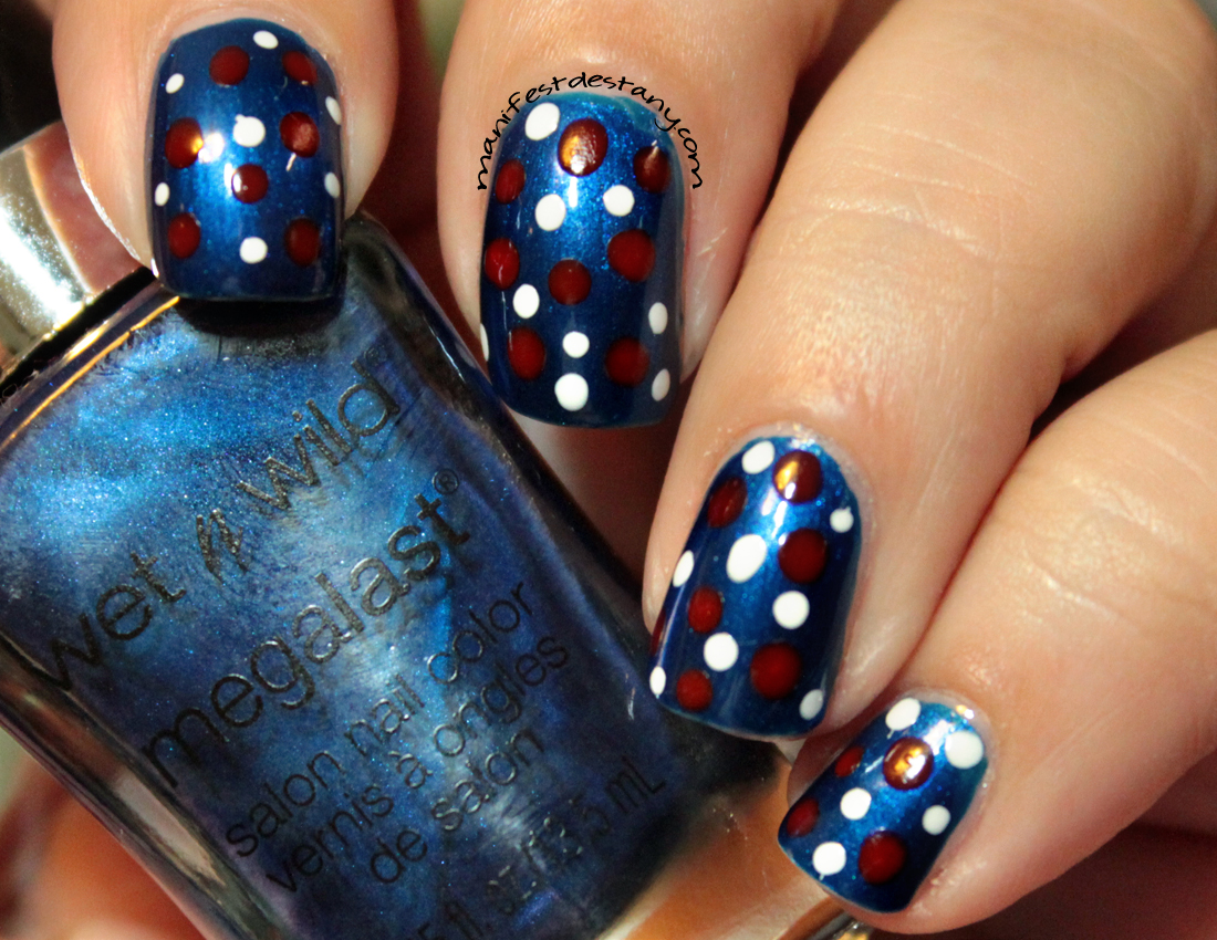 I bought it week - Fourth of July nail art with Wet n Wild and Essence ...