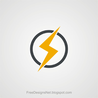 Thunderbolt Vector Icon Editable File Free Download