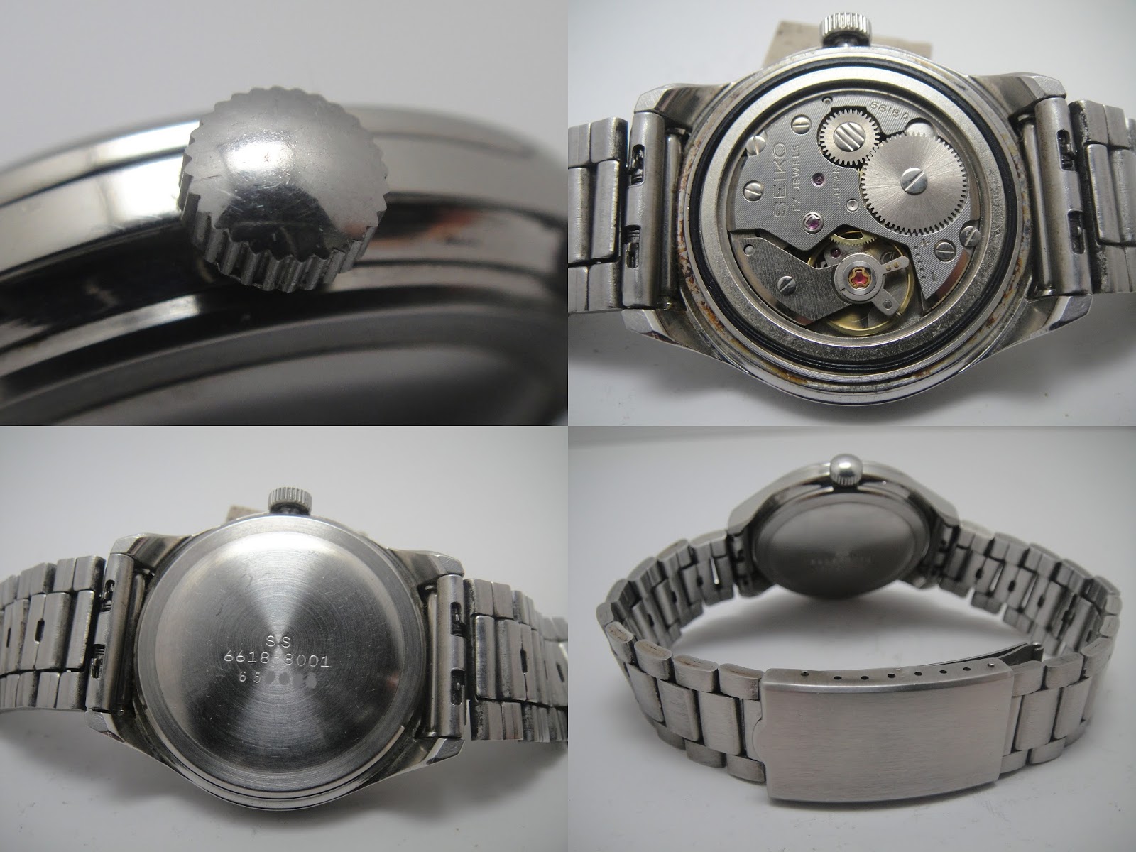 Antique Watch Bar: SEIKO BLIND WATCH 6618-8001 SBW06 (SOLD)