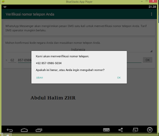 Cara Daftar Dan Menginstall WhatsApp Di PC Dengan Bluestacks