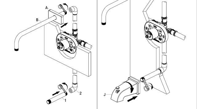 detail drawing installation plumbing marx fixture manual