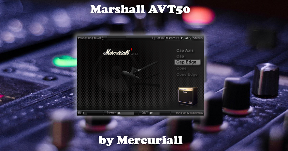 GVPAudio - Homerecording, Music, Midi, VST: Marshall AVT50 - Cabinet