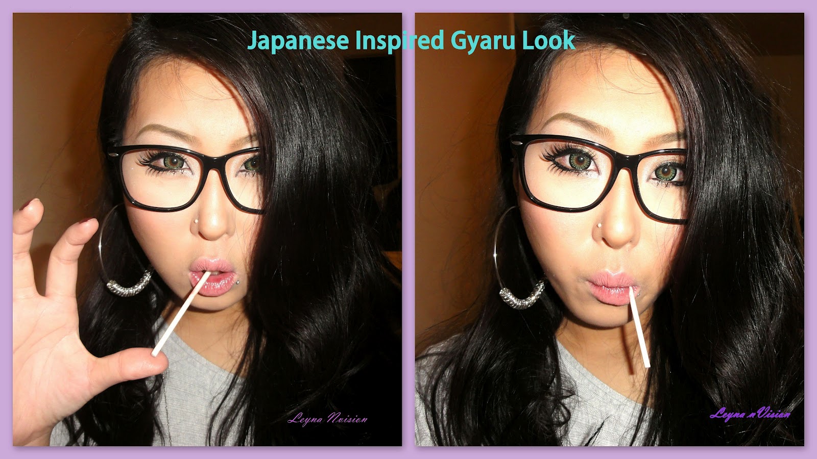 Leyna'sBeautynMakeup Japanese Inspired Kawaii Dolly Eye Tutorial