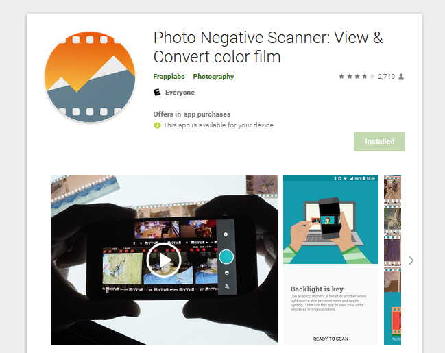 5 Aplikasi Scanner Klise / Film Negatif Kamera Analog Ef. Ote. O