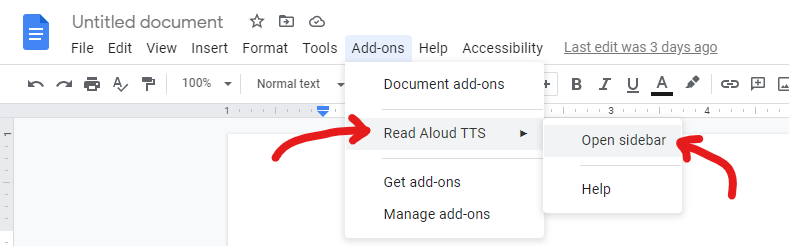 Read Aloud: Google Docs Update
