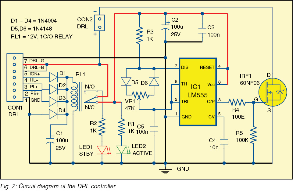 Electronic Project : Daytime Running Lights Controller