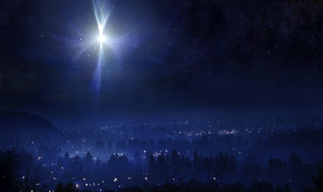 В декабре вся планета сможет увидеть в небе Вифлеемскую звезду .