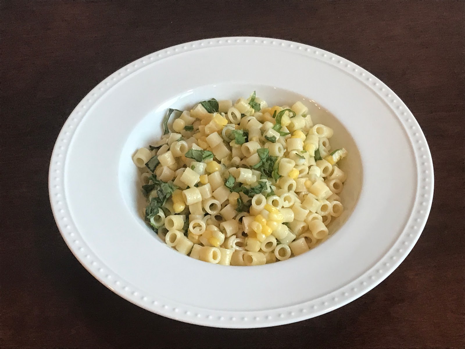 Kitchen Cactus Fresh Corn and Ditalini Pasta Salad