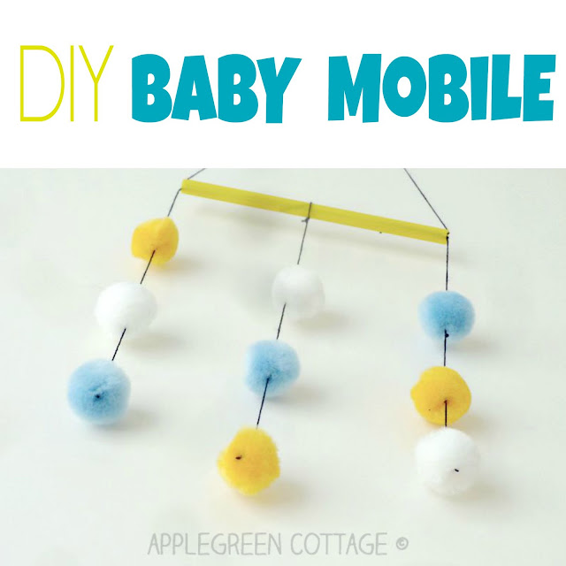 DIY Crib Mobile {Easy & Cute} AppleGreen Cottage