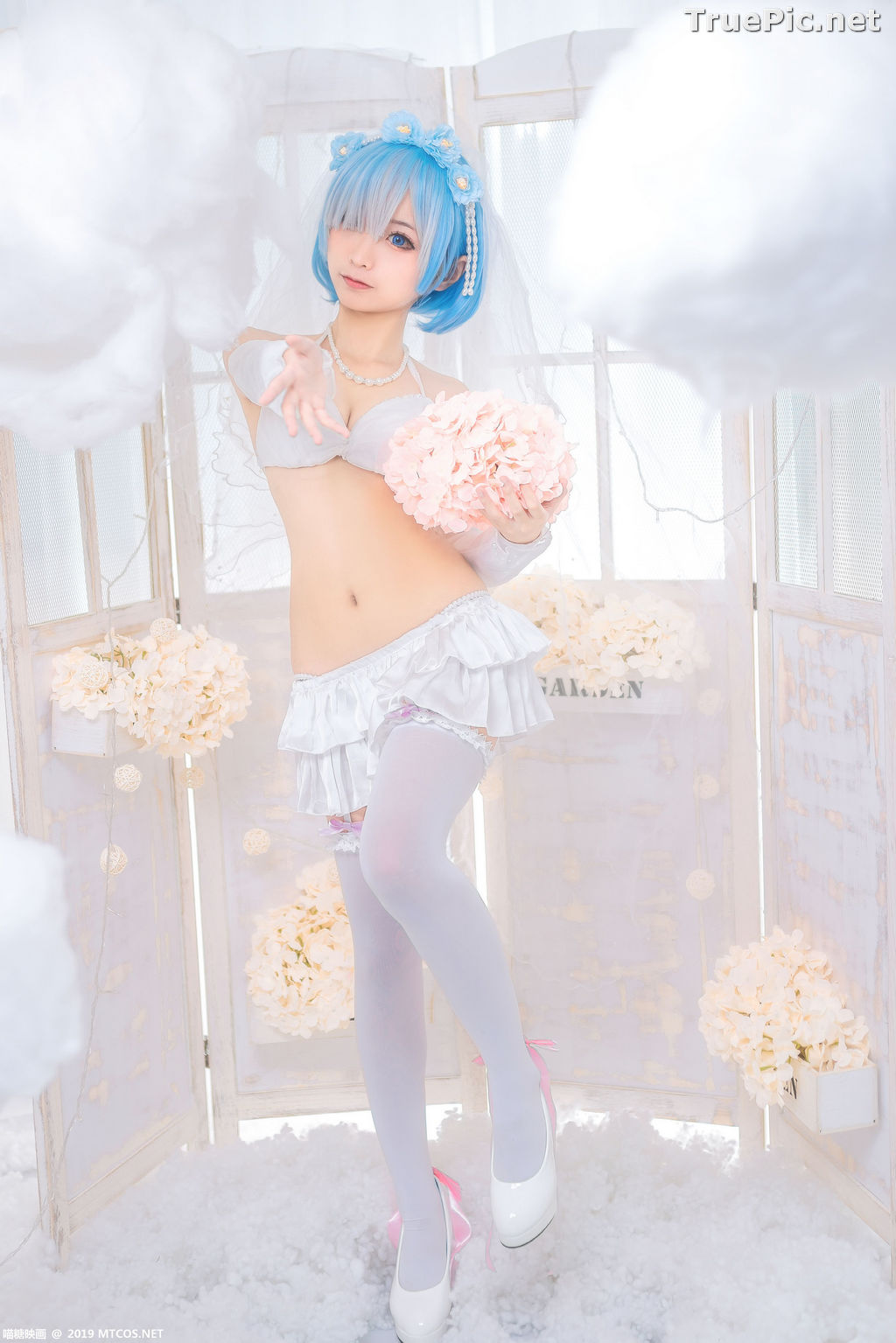 Image [MTCos] 喵糖映画 Vol.029 – Chinese Cute Model – Bride Rem Cosplay - TruePic.net - Picture-9