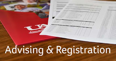 Image text says: "Advising & Registration"