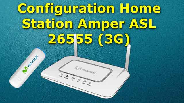 إعداد الراوتر Amper 26555 على 3G