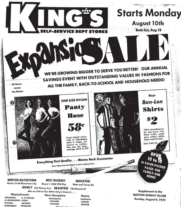 Realm Of Retro KINGS DEPT STORE 1970