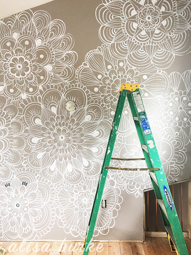 tips for painting a pattern wall