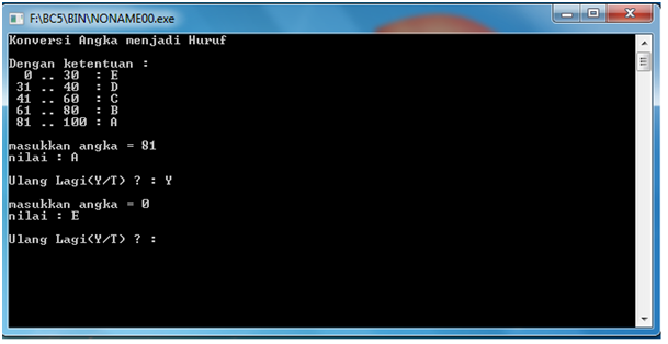Belajar C++: Contoh Program