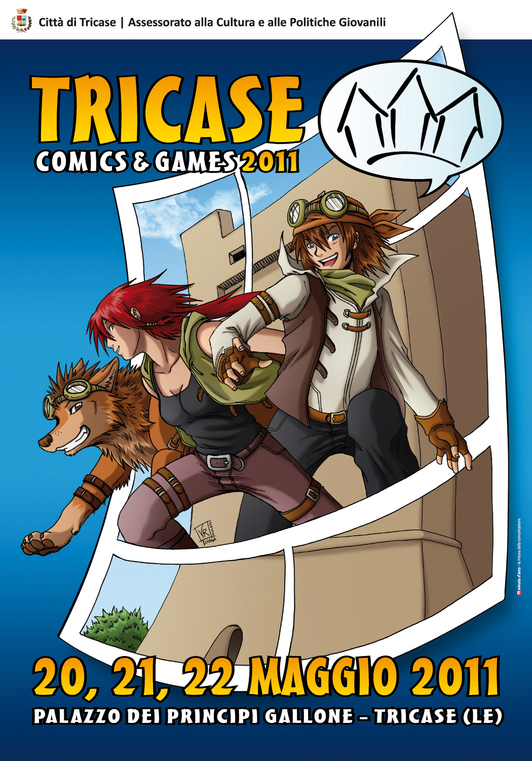 Locandina Tricase comics&games 2011 by Tenaga