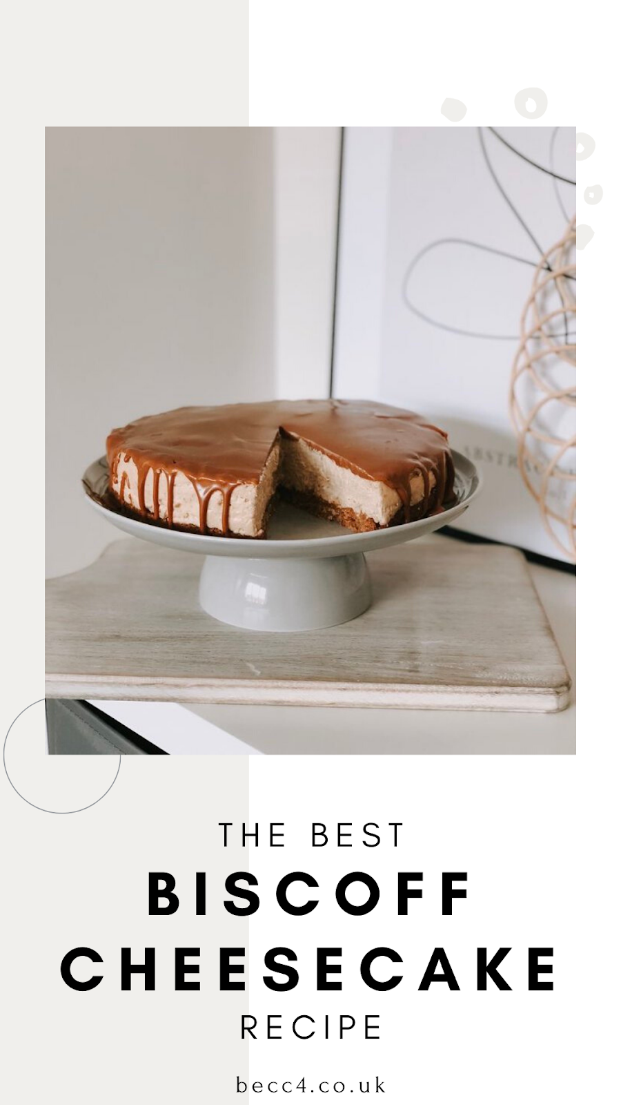 The best biscoff cheesecake recipe. An easy, delicious bake using little equipment and the infamous Biscuit spread.