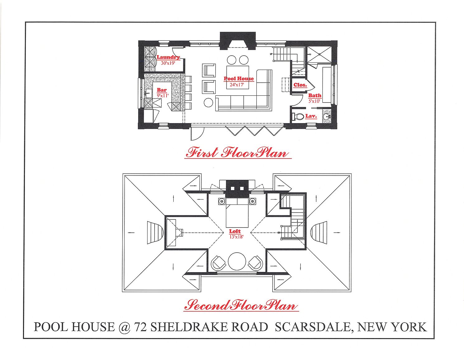 8,000 Square Foot ColonialStyle Mansion In Scarsdale, NY (FLOOR PLANS