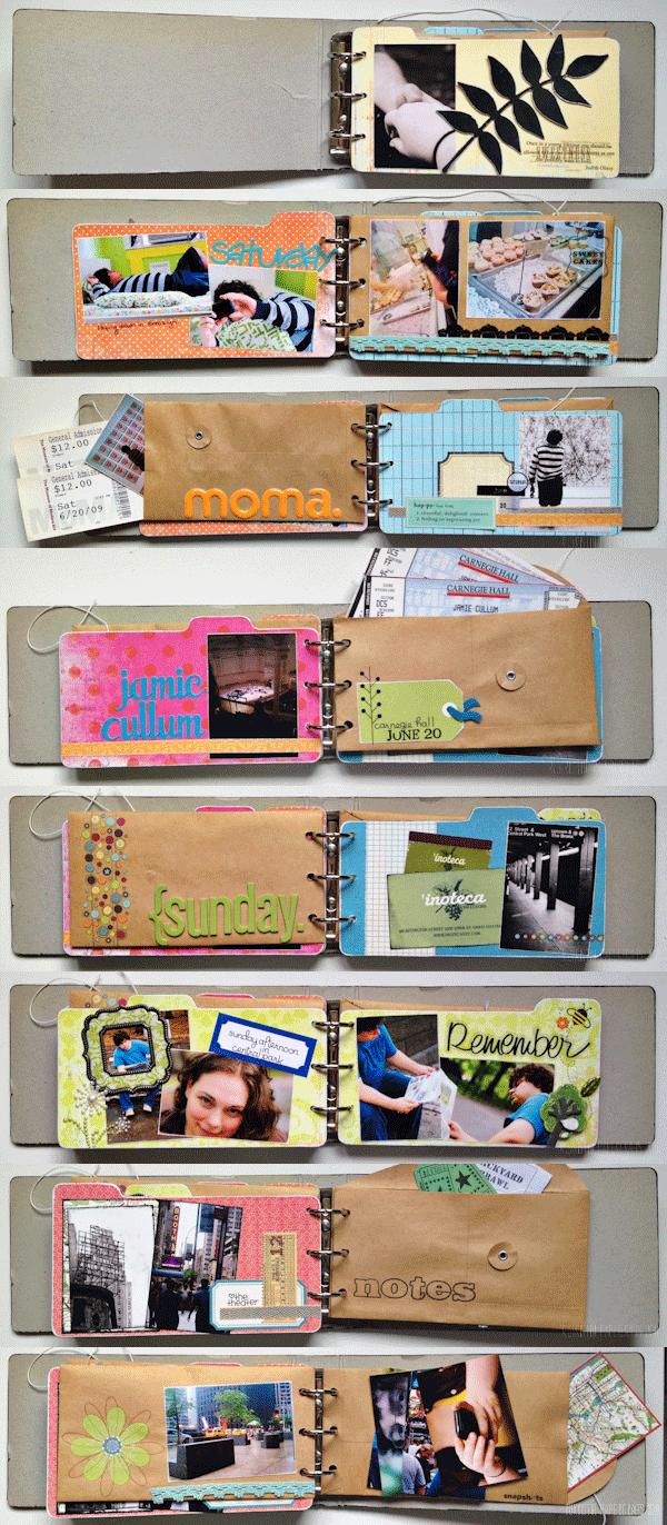 rukristin papercrafts NYC Chipboard Envelope Binder Album