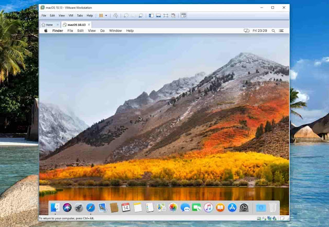 تثبيت نظام ماك Mac على ويندوز Windows نظام ماك هاي سييرا macOS high Sierra رائع جدا ويعمل على ويندوز Windows