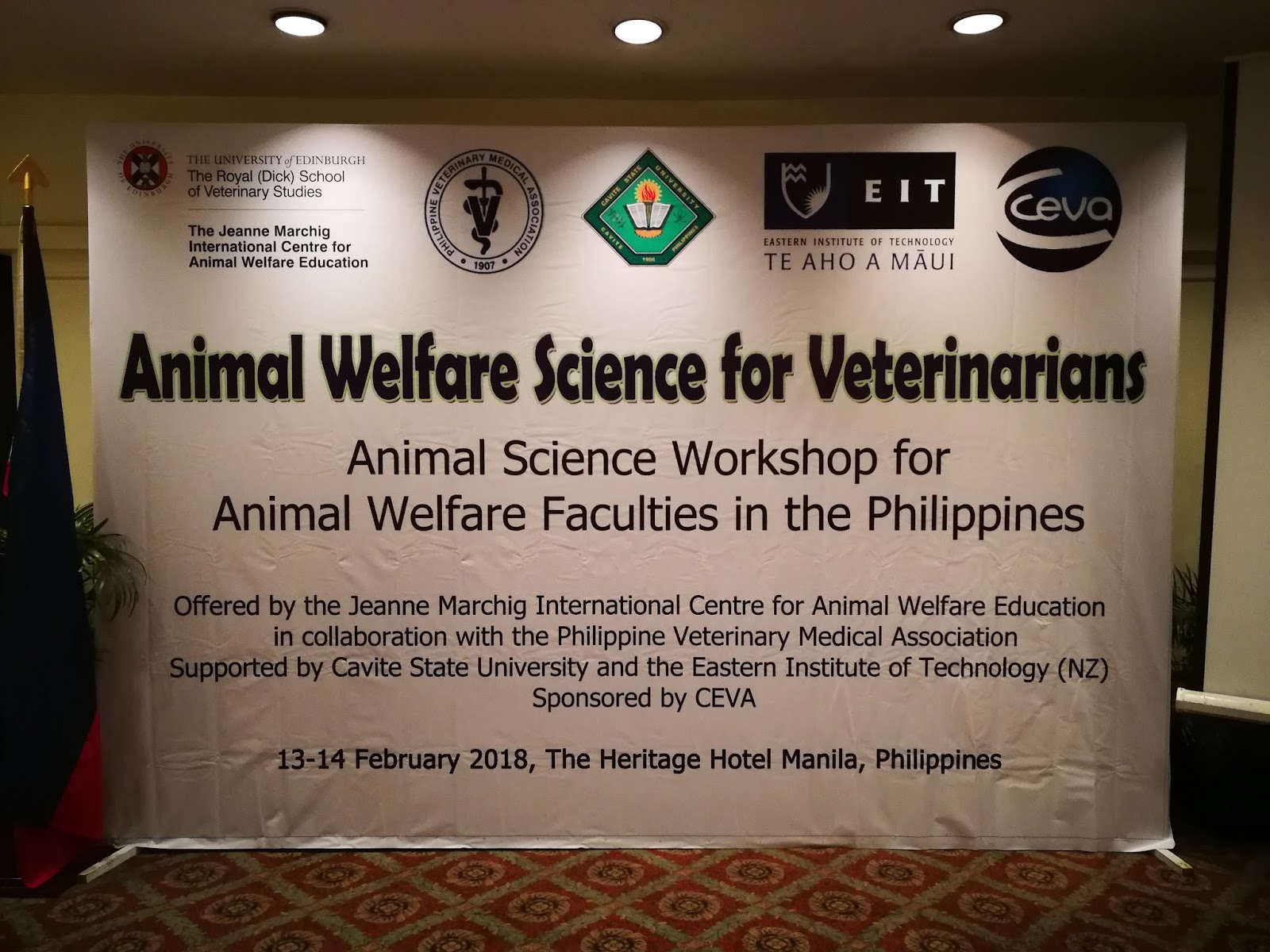 JMICAWE Activities Animal Welfare Science for Veterinarians in Philippines