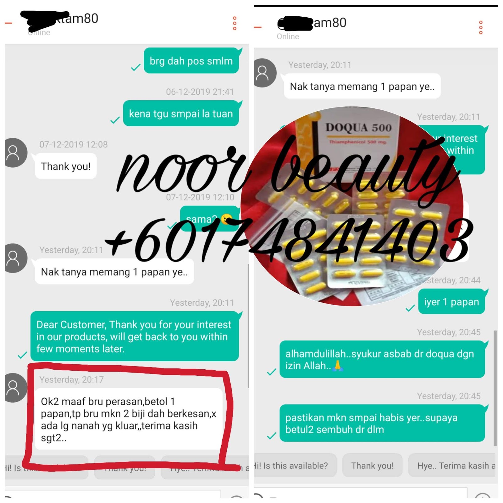 Ubat Selsema Pink  Rommy 7081