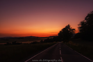 Naturfotografie Sonnenuntergang Weserbergland Nikon