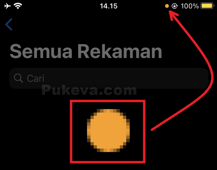 Muncul Titik Hijau Orange Di Ujung Kanan Atas Iphone Apa Itu Pukeva