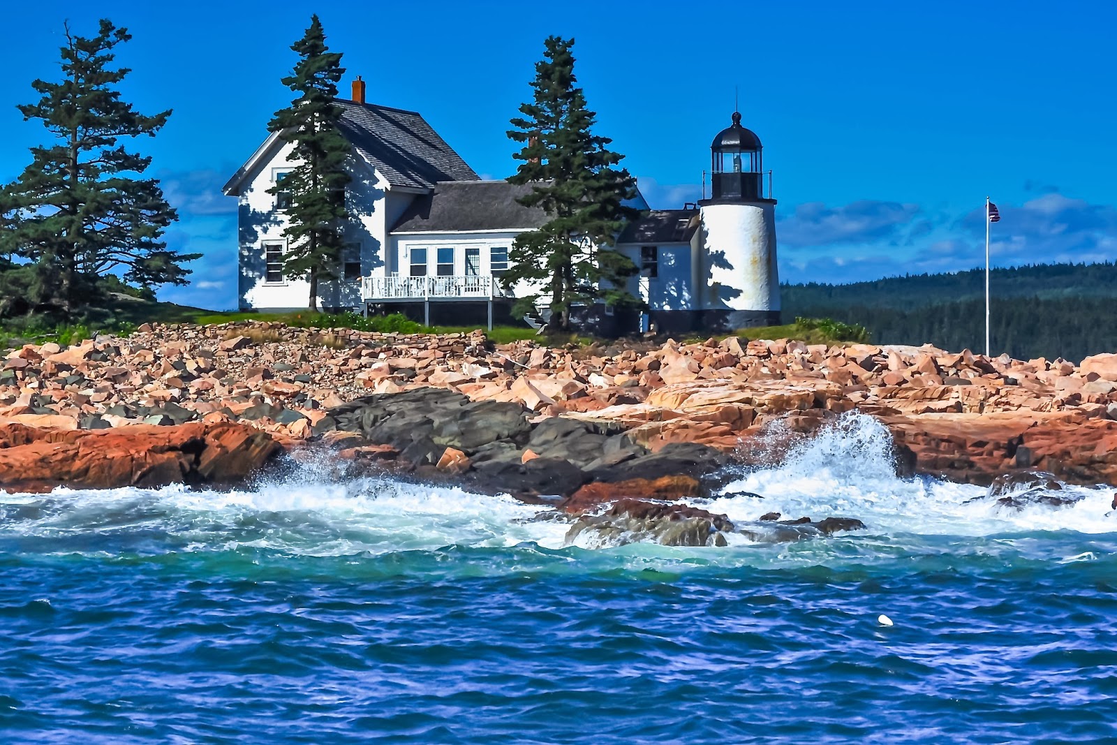Maine Lighthouses and Beyond Winter Harbor (Mark Island) Lighthouse