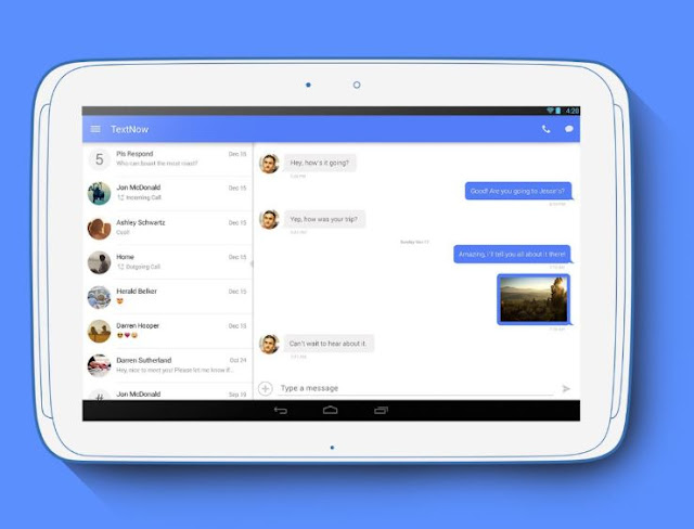 تطبيق TextNow  للحصول على اكثر من رقم امريكي 