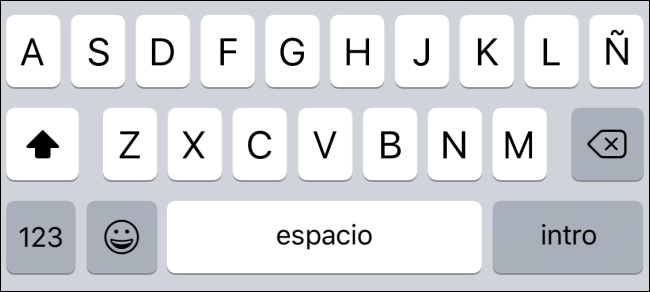 اكتب بعيدًا على لوحة مفاتيح اللغة الجديدة