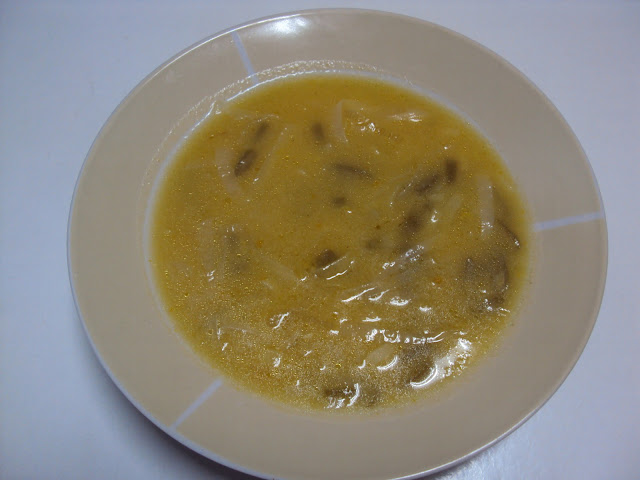 Sopa de Alho Francês com Feijão-Verde