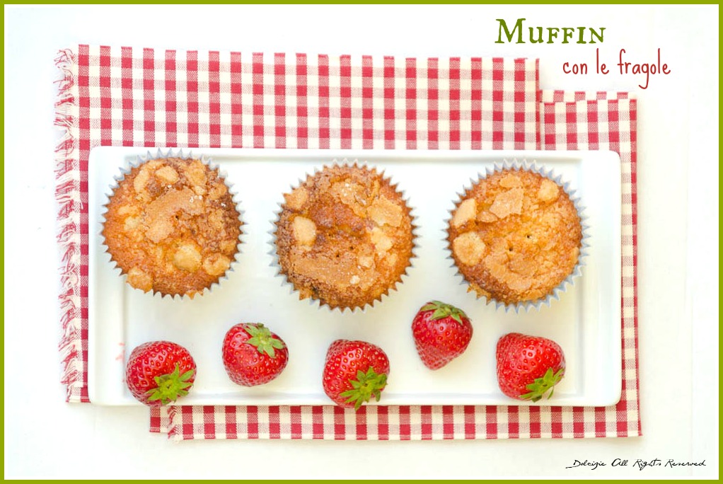 muffin alle fragole