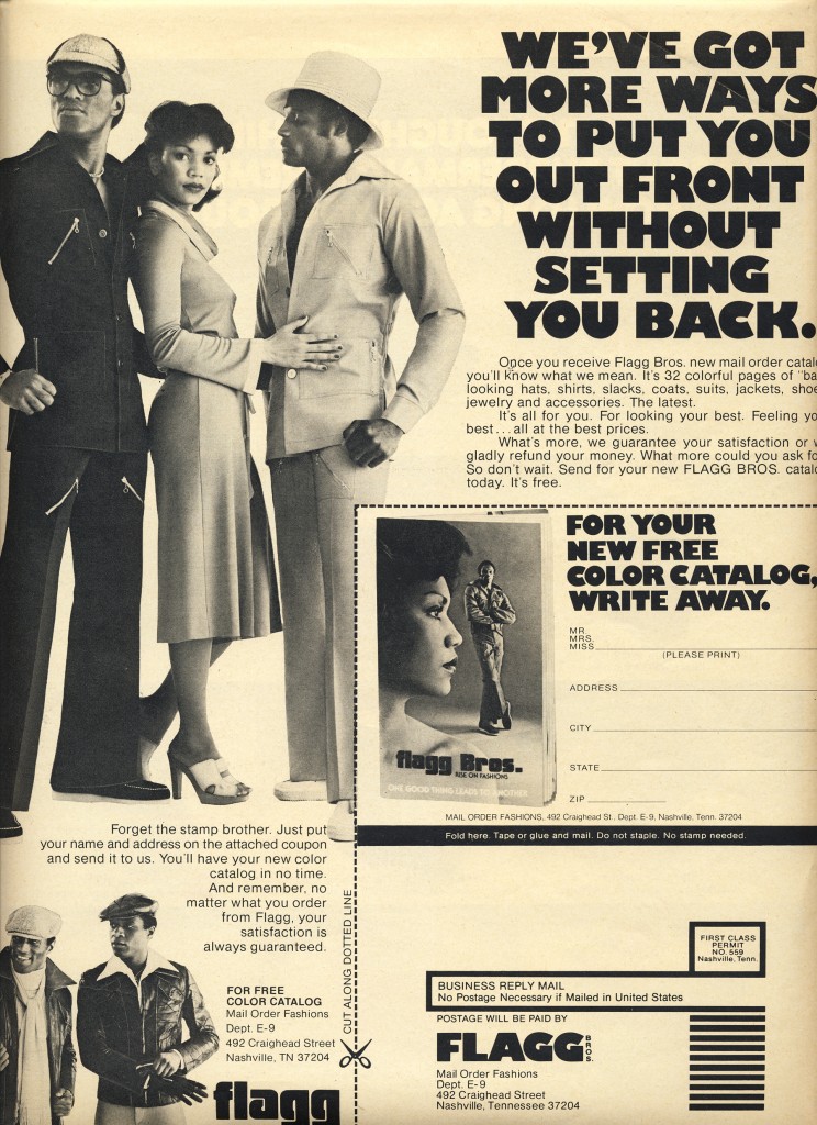 Flagg Bros Couture Vintage Platform Shoes and Super Fly Suits Adverts
