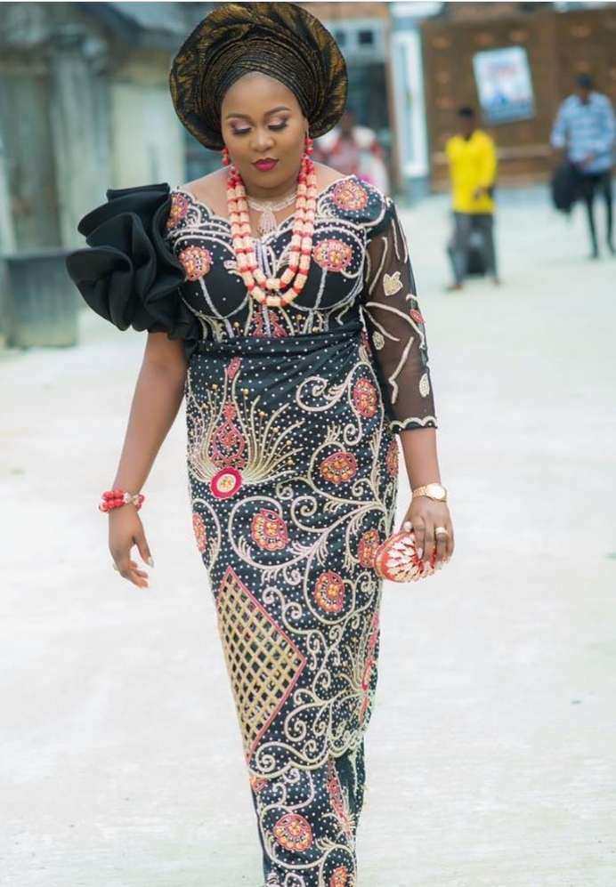 nigerian lace blouse styles for wrapper