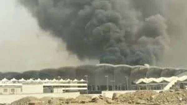 Saudi Arabia, News, Gulf, World, Fire, Railway, Injured, hospital, Fire breaks out at train station in Saudi