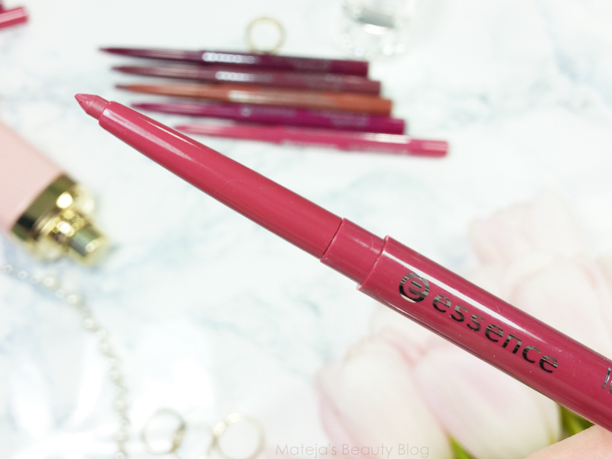 Essence Longlasting Lipliners 02 Sweetheart, 06 A Girl's Dream, 07 Plum