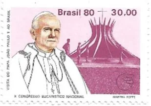 Selo Papa João Paulo II em Brasília