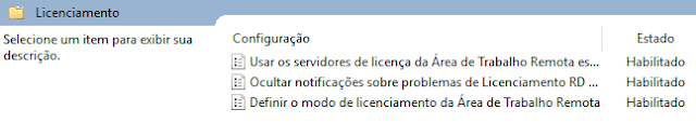 Definindo servidor de licenças de Área de Trabalho Remota (RDS) no Windows Server 2016 via editor de política Definindo servidor de licenças de Área de Trabalho Remota (RDS) no Windows Server 2016 via editor de política