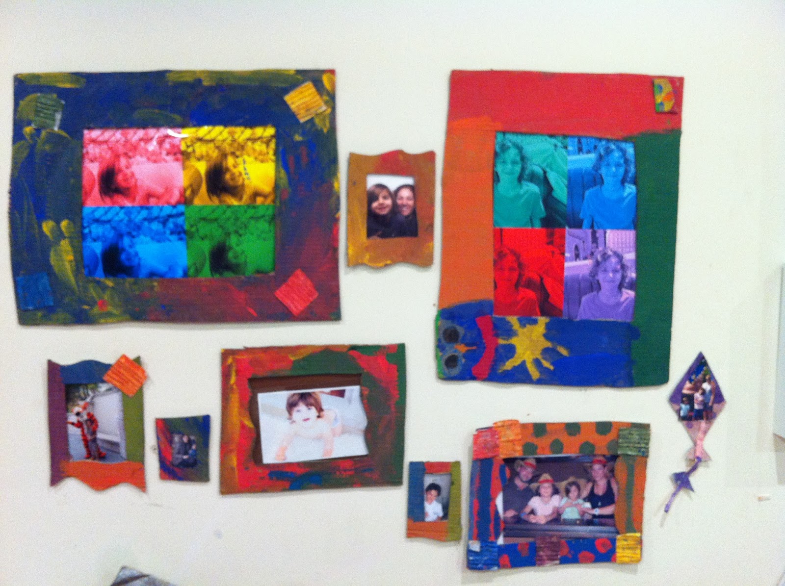 The Crafty Doolittle's : Cardboard painted frames