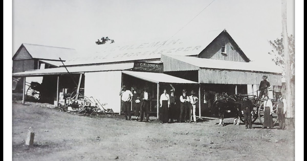 The History of Goomeri, Queensland Coleman's Store 1911
