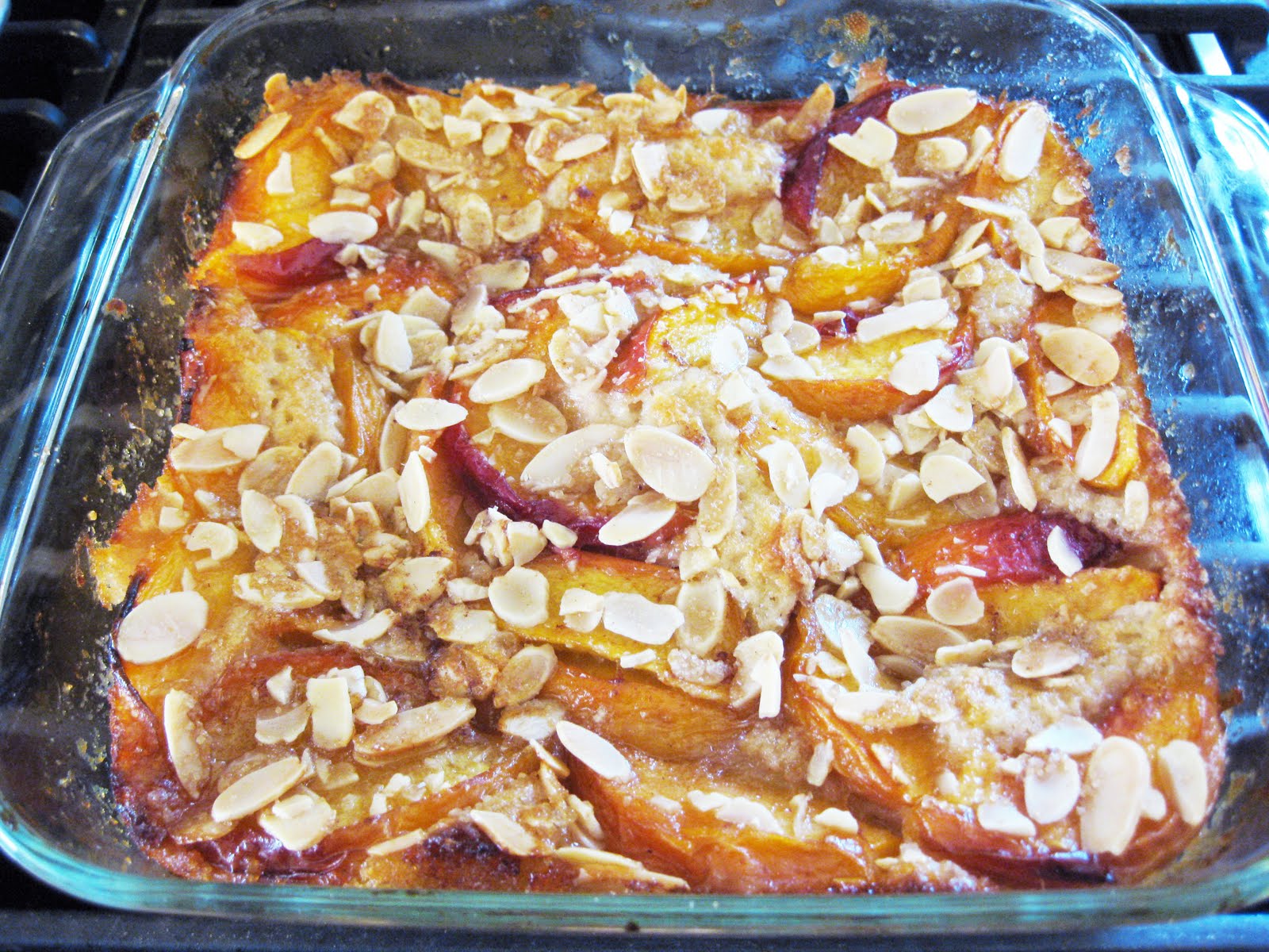 Bloatal Recall Brown Butter Nectarine Cobbler/Cake