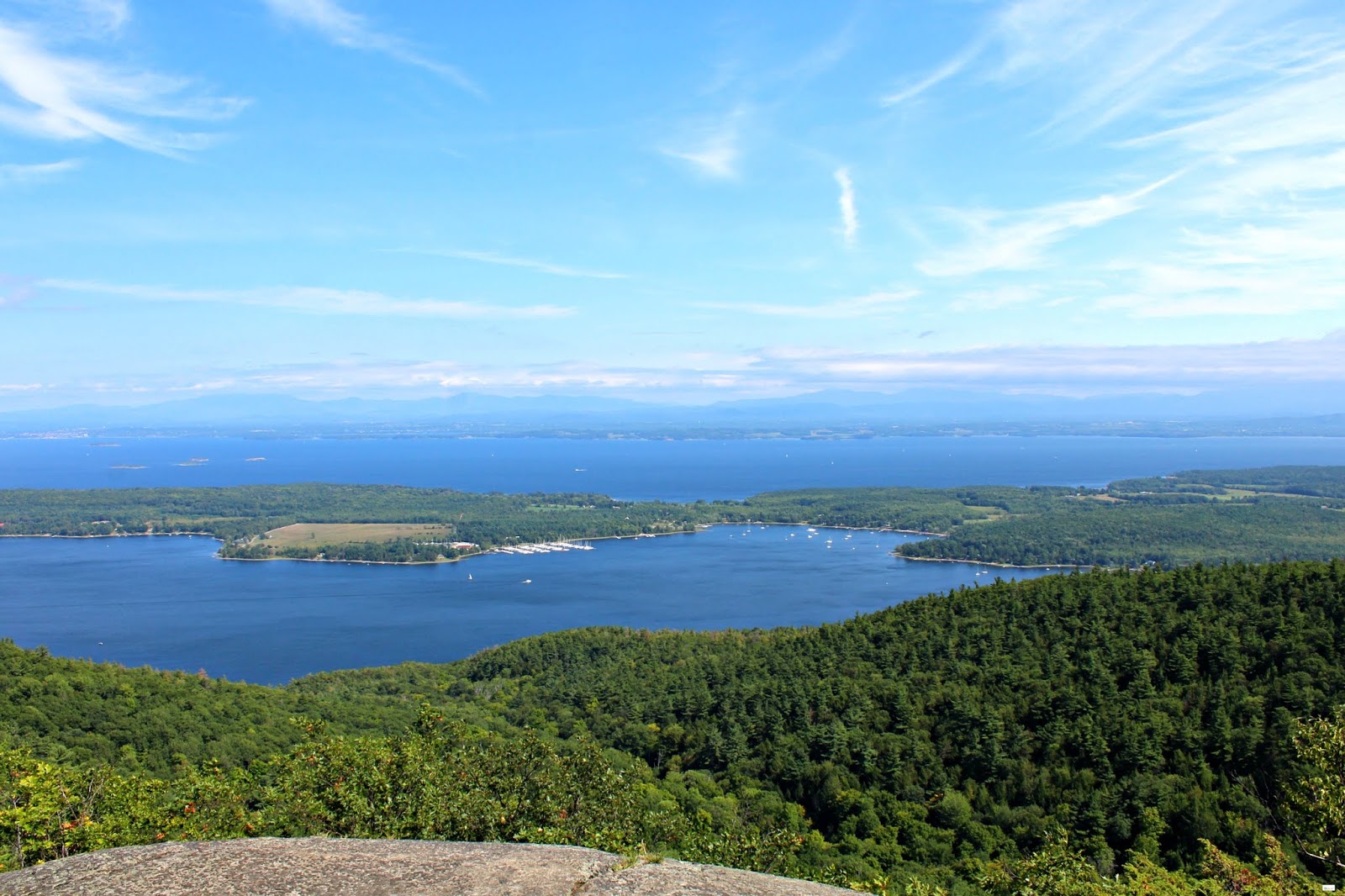 The Top of Rattlesnake Mountain in the Adirondack Mountains // New York Caravan