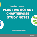 Plus Two Botany Chapterwise Online Study Notes(Full Topics)