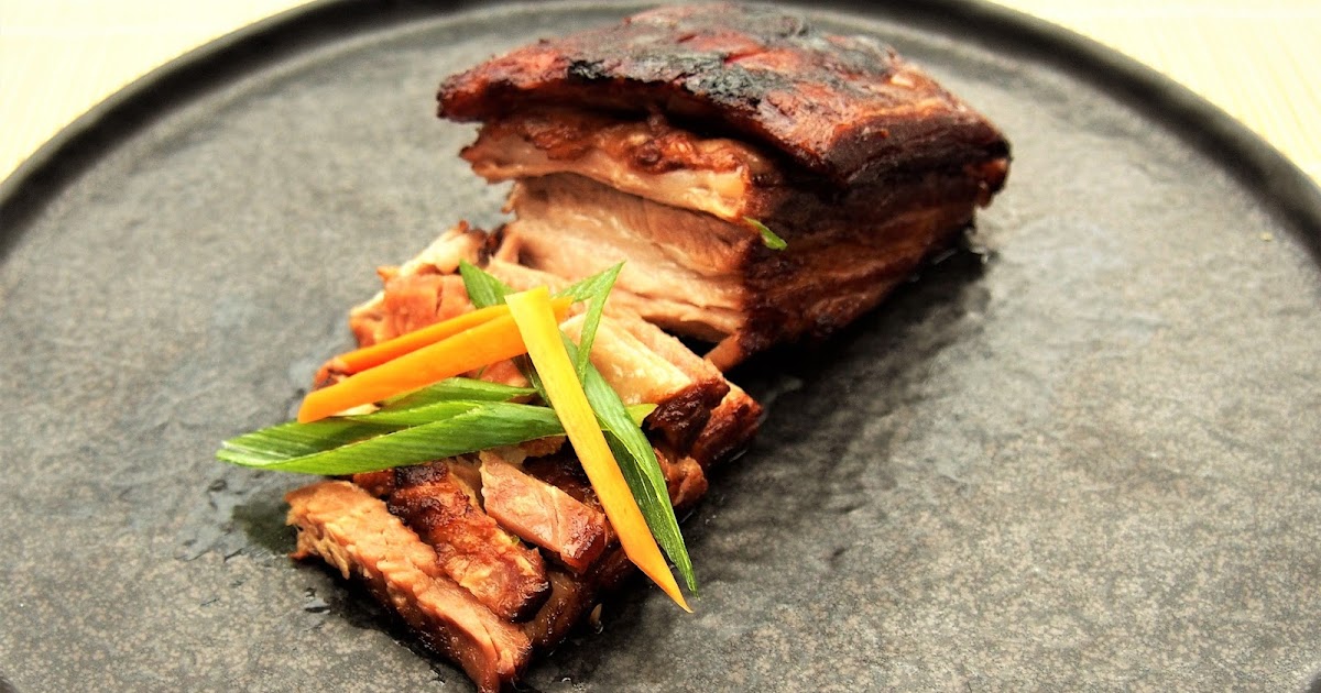 Slow cooked Char Siu style pork belly Kitchen Exile