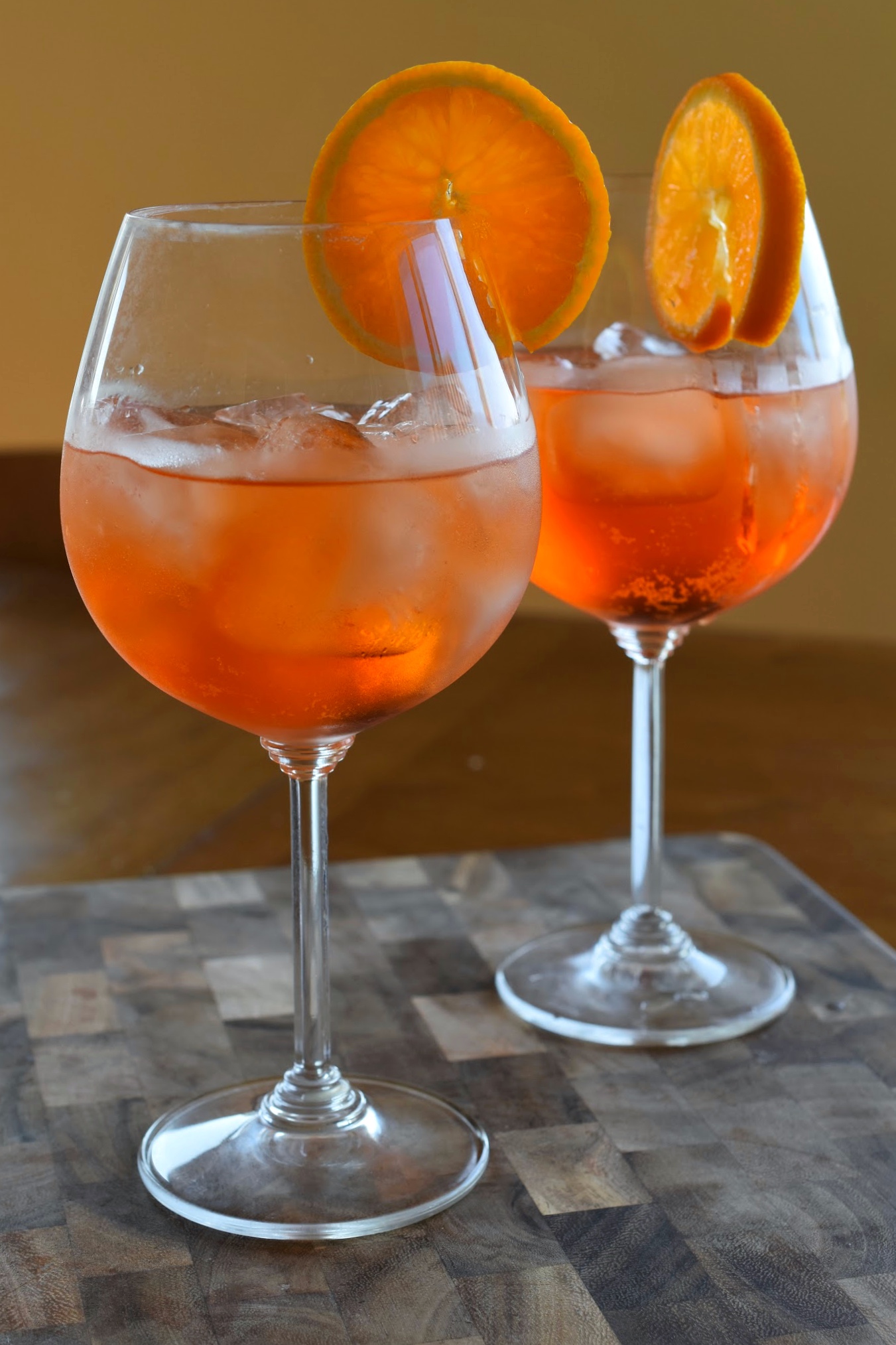 Nibbling Gypsy: Cocktail Hour: Venetian Style Aperol Spritz